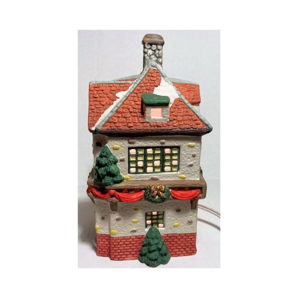 Vintage Holiday Expressions Porcelain Lighted House Christmas Village - Picture 10 of 11